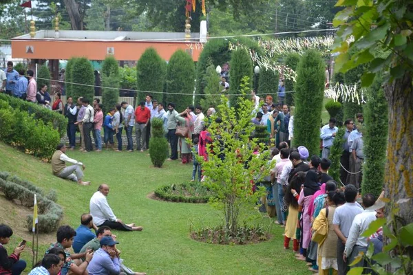 YATRIES WAITING FOR PRASHAD DURING MAHAYAGYA 2017
